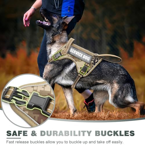 WINSEE Tactical Dog Harness, No Pull Dog Harness - Image 5