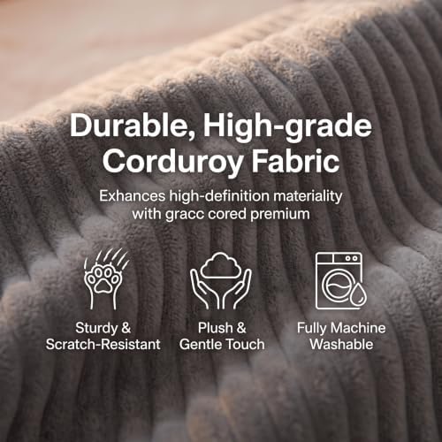 Calming Dog Bed for Medium to Large Dogs, Orthopedic Washable Plush Pet Bed - Image 7