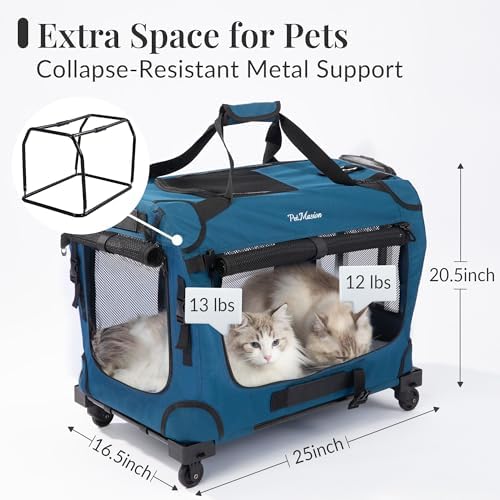 Extra Large Rolling Cat Carrier - Image 2
