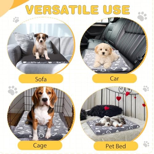 VitalCozy 3 Pcs Waterproof Reversible Dog Cat Crate Pad - Image 6