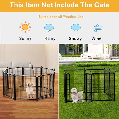 Getlay Garden Fence 36 Inch 14 Panels Without Gate, Inside and Outside - Image 3