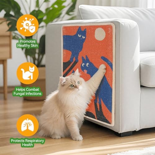 Sisal Cat Scratcher Mat Anti-Scratch Cat Scratching Pad - Image 2