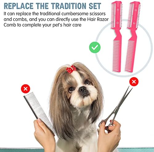 Yinkin 5 Pcs Dog Razor Comb - Image 4