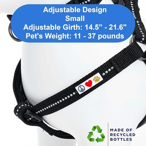 Pawtitas Recycled Reflective Step-in Dog Harness – Adjustable No-Pull Vest - Image 3