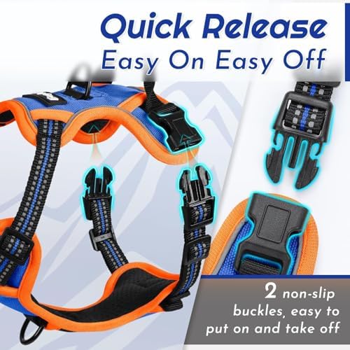 Eagloo Dog Harness for Medium Sized Dogs, No Pull Vest - Image 6
