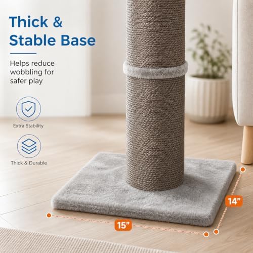 Cat Scratching Post with 5.5 Inch Diameter Sisal Post, 32 Inch - Image 4