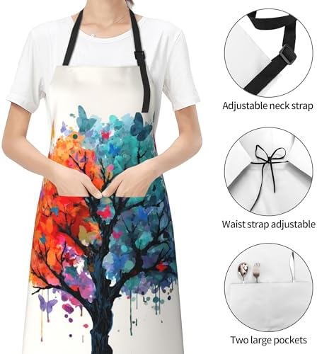 Art Apron with Pocket for Women Men - Image 2