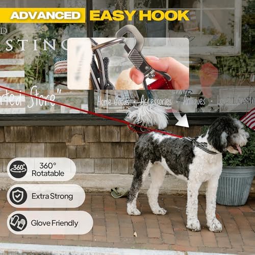 Fida 10 FT Heavy Duty Dog Leash, Dual Padded Handles - Image 2
