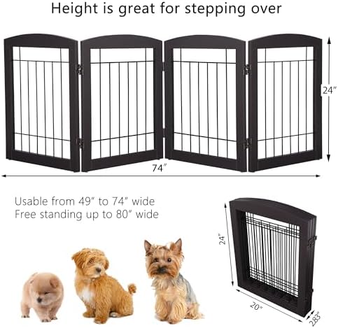 PAWLAND Free Standing Dog Gates - Image 4