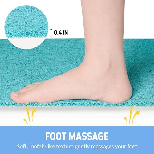 Hargiis Non-Slip Bathtub Mat, 2 Pack Anti Slip Shower Mat, Fast Drying Bathtub - Image 5
