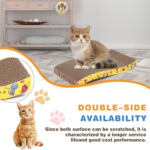 5 Pcs Multicolor Printed Cat Scratcher Pads - Image 5