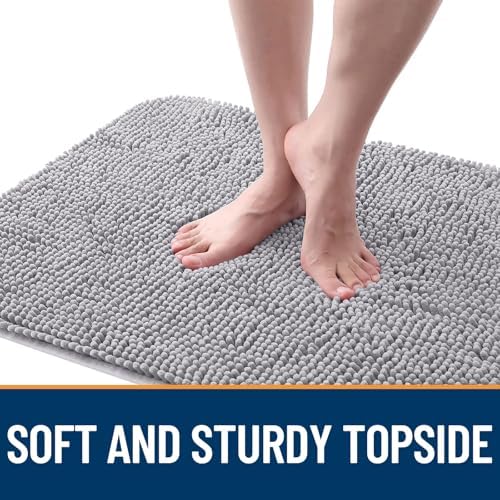 OLANLY Dog Door Mat for Muddy Paws 40x32, Super Absorbent Chenille Mud Mat - Image 4