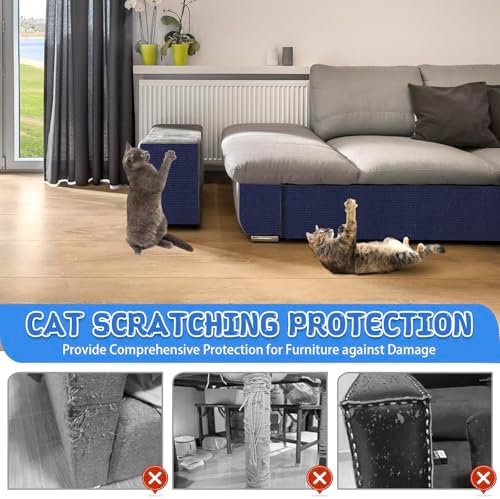 LSGCQ Cat Scratch Mat Self Adhesive Cat Scratch Furniture Protector - Image 5