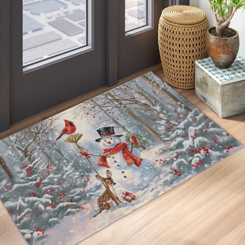 Giwawa Winter Snowman Bath Rug 24x35 Inch - Image 5