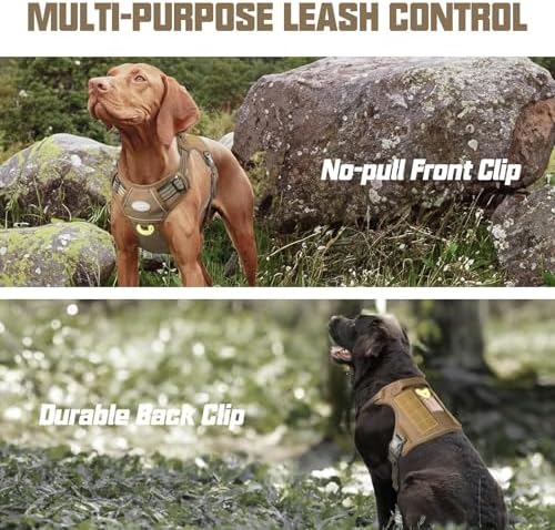 AUROTH Dog Harness for Small Medium Dogs, Tactical No Pull Dog Vest - Image 4