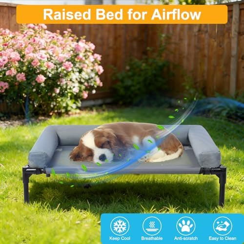 34'' Cooling Elevated Dog Bed - Image 4