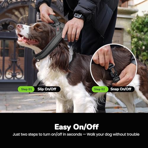 Didog No Pull Dog Harness for Large Dogs, Breathable Mesh Padded - Image 4