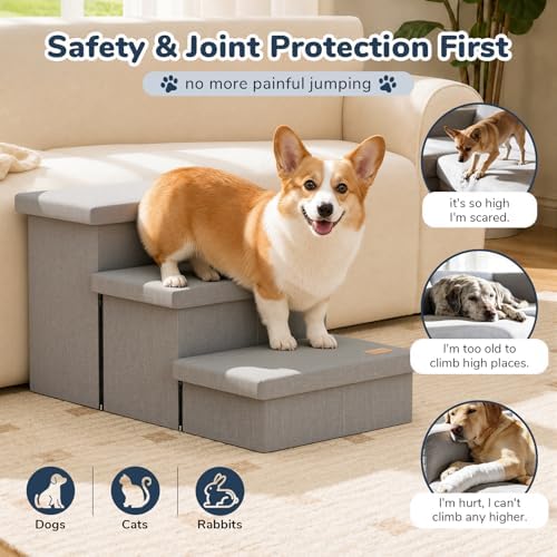 3-Step Dog Stairs for Large Dogs - Image 6