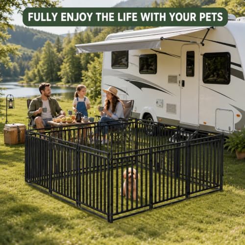 Thickened Outdoor Dog Fence, 16 Panels - Image 6