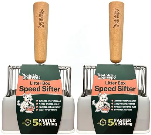 Sprinkle & Sweep: Litter Box Speed Sifter- 2 Pack by SprinkleSweep