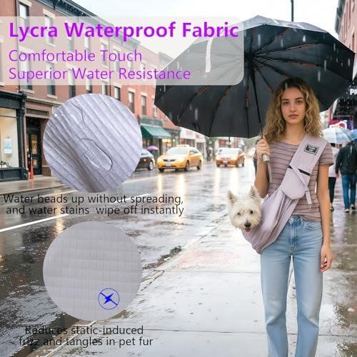 Dog Sling Water-Resistant Fabric - Image 4