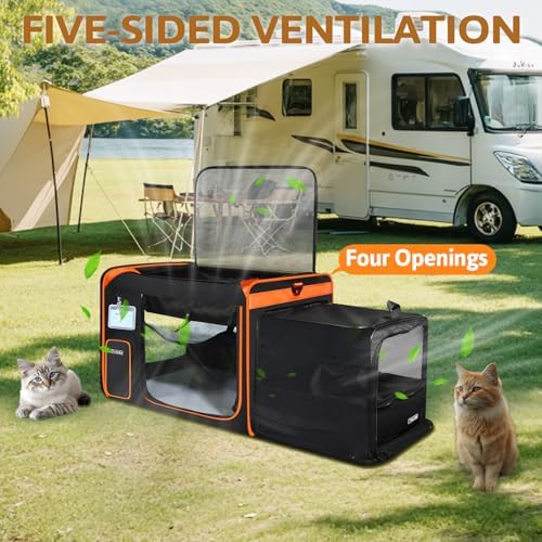 Petskd Side Expandable Extra Large Cat Carrier - Image 6