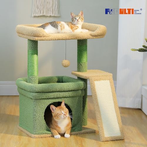 PEQULTI Cat Tree for Small Medium Cats - Image 2