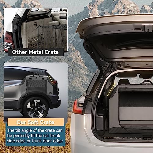 PETSFIT Travel Dog Crate, Soft Dog Crate - Image 3