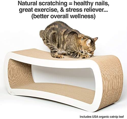 PetFusion Jumbo Cat Scratcher Lounge. Superior Cardboard & Construction - Image 3