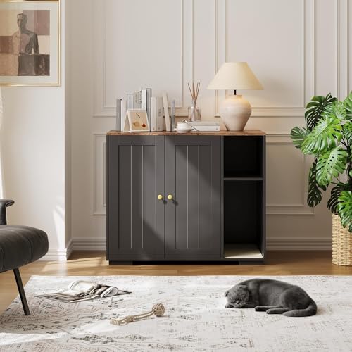 Garvee Dog-Proof Large Cat Litter Box Enclosure - Image 2