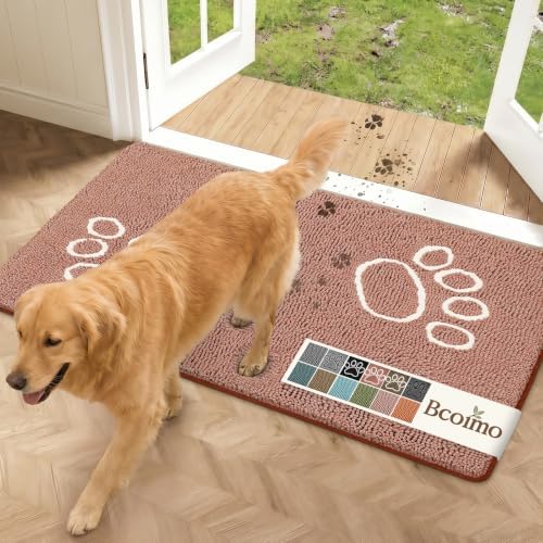 Bcoimo Super Absorbent Dog Door Mat by Bcoimo