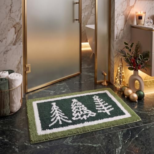 Boao Christmas Tree Bathroom Rug Bath Mat - Image 4