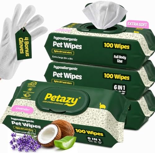 Petazy Pet Wipes for Dogs & Cats by Petazy