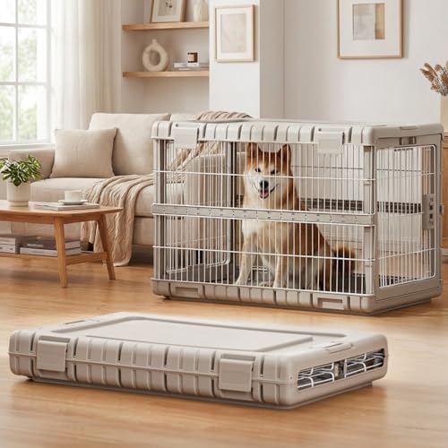 ZOMISIA 36" L Collapsible Dog Crate by Zomisia