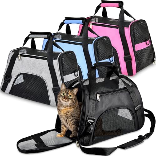 Sweetude 4 Pcs Cat Carrier Soft-Sided Pet Carrying Bag by Sweetude