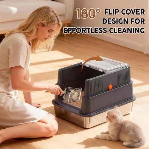 Stainless Steel Litter Box - Image 4