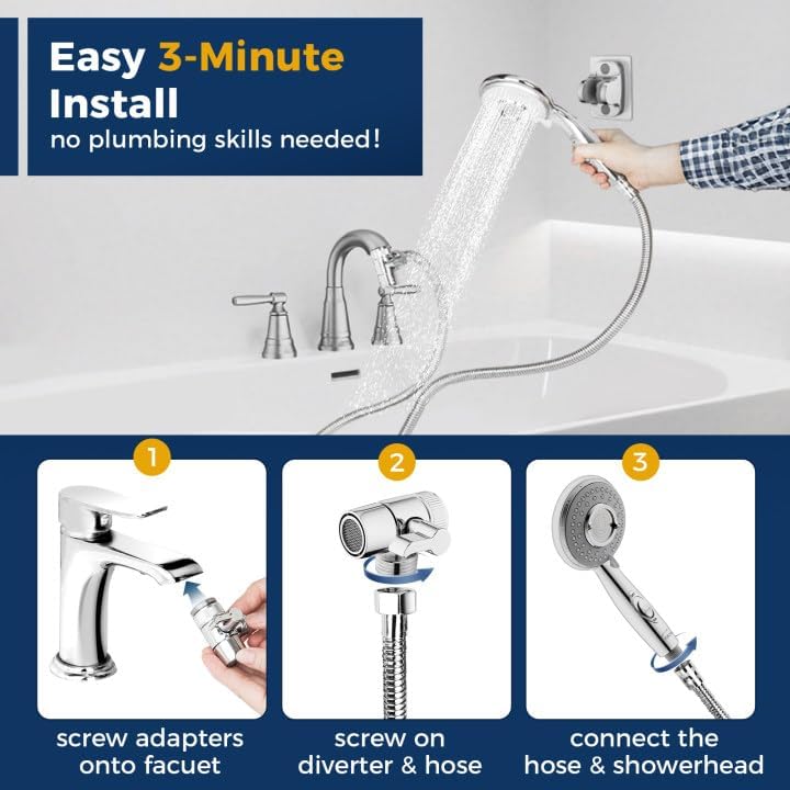 KLLEYNA Shower Head Hose Attachment - Image 6