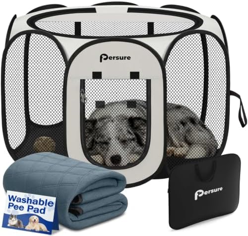 Persure Dog Cat Playpen Tent Crate Cage by PERSURE