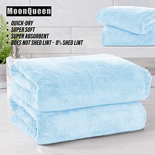 MOONQUEEN 2 Pack Premium Bath Towel Set - Image 6