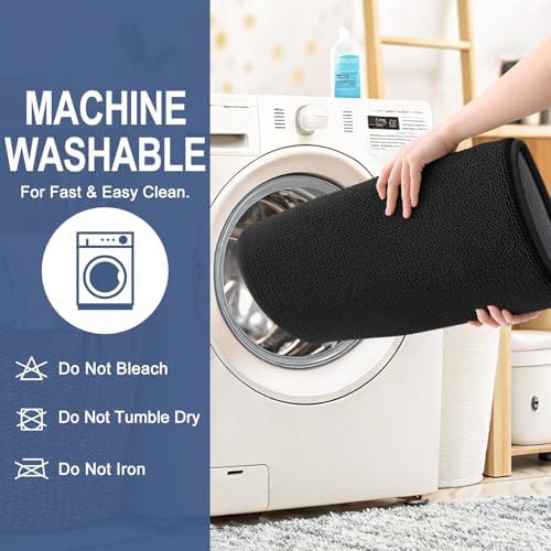 OLANLY Memory Foam Bathroom Runner Rugs 47x17, Absorbent Long Mat - Image 6