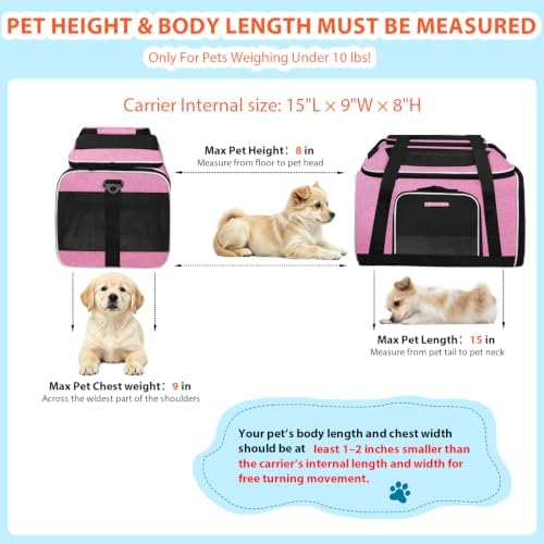 Petskd Top and Side Expandable Small Pet Carrier Airline Approved - Image 3