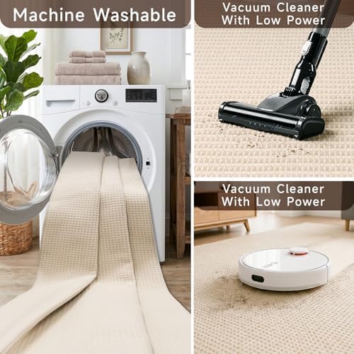 2x4 Waffle Bathroom Runner Rug: Super Absorbent Anti Slip Bath Mat - Image 4