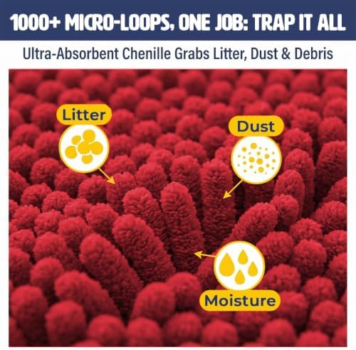 Muddy Mat® | Large Cat Litter Mat 36"x60", Litter Trapping Mat, Super Absorbent - Image 5