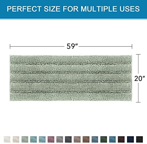 H.VERSAILTEX Bathroom Rugs Bath Mat Runner Rug Non Slip Kitchen Rug Extra Long - Image 2