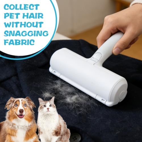 Roller Pet Hair Removal Tool, Detachable Handle Reusable Lint Remover - Image 7