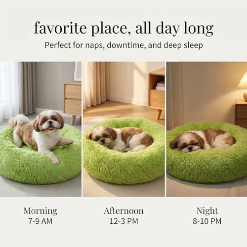 nononfish Calming Donut Dog Bed - Image 6