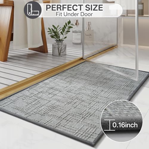 Bath Mat Non Slip, Quick Dry Bathroom Rug Under Door - Image 6