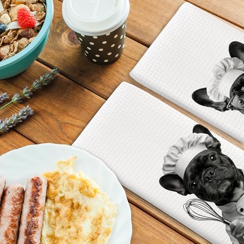 Dog Kitchen Towels Decor Set of 2 - Image 4