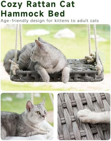 SETVSON Cat Window Perch, Cat Window Hammock Bed - Image 3