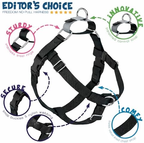 2 Hounds Design Freedom No Pull Dog Harness, 1 inch XXL - Image 4